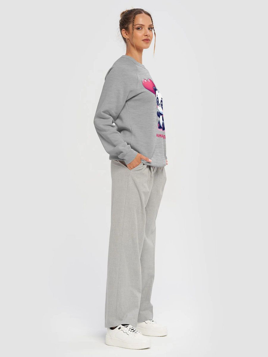 Mama Panda Heart Balloon Sweatshirt product image (16)