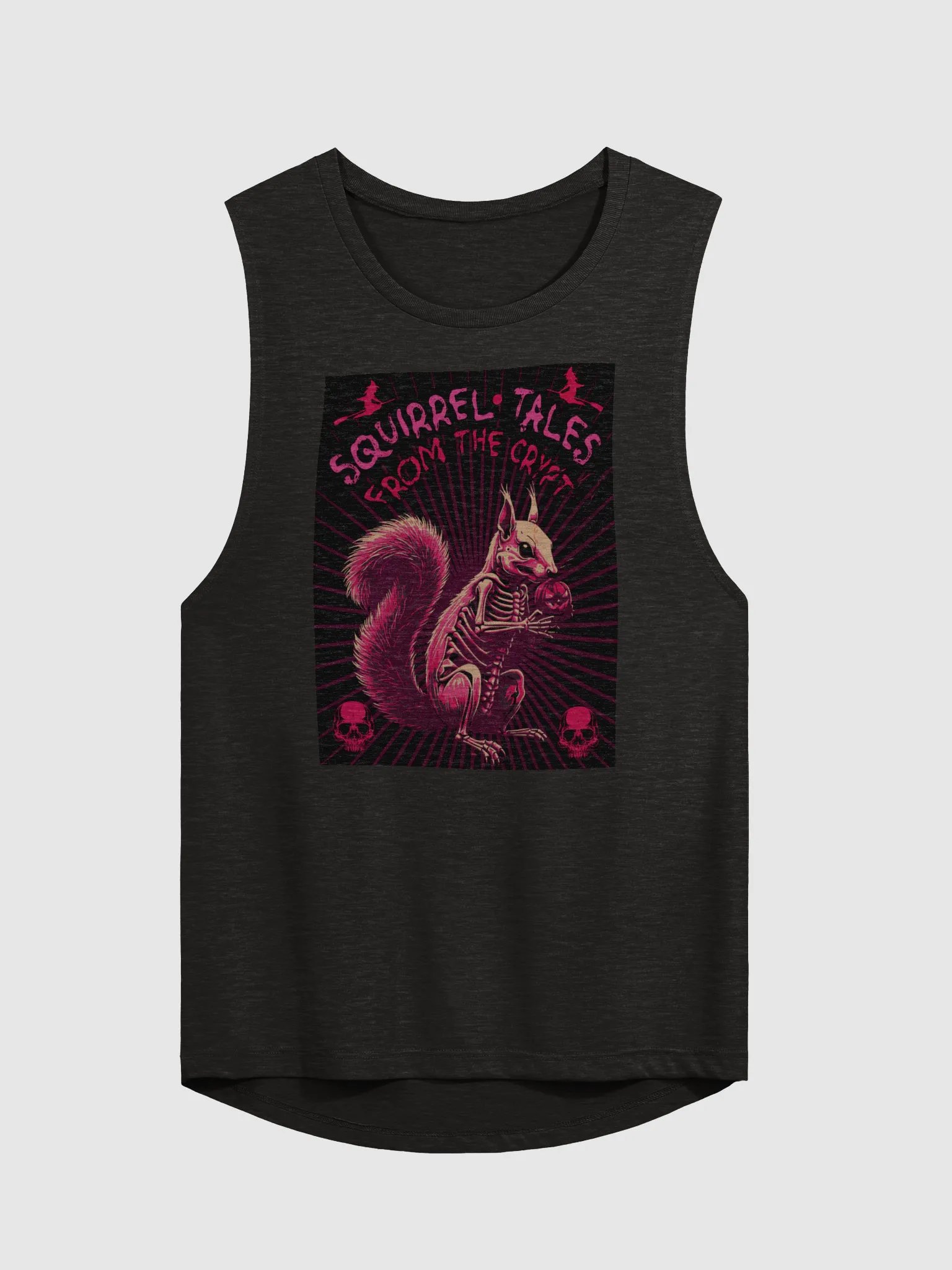 Skeletal Squirrel Apple Flowy Tank product image (1)
