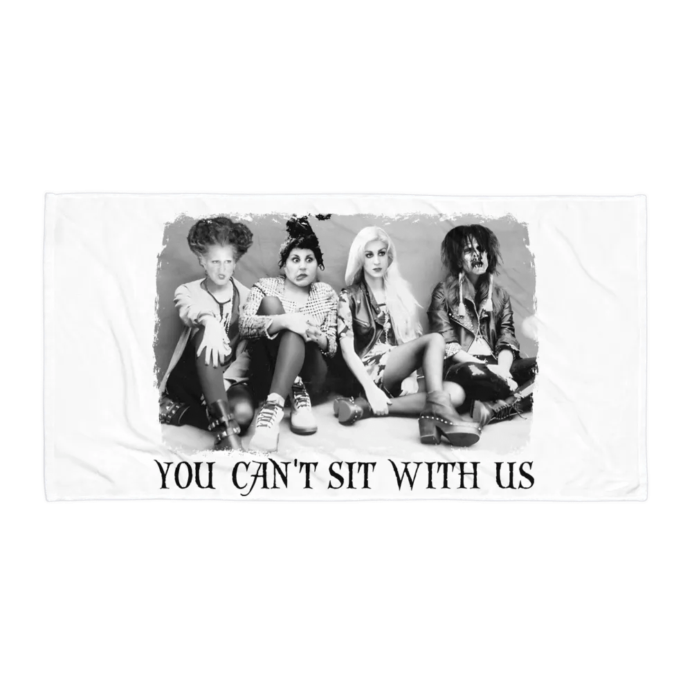 'You Can't Sit With Us' Sublimated Towel product image (2)