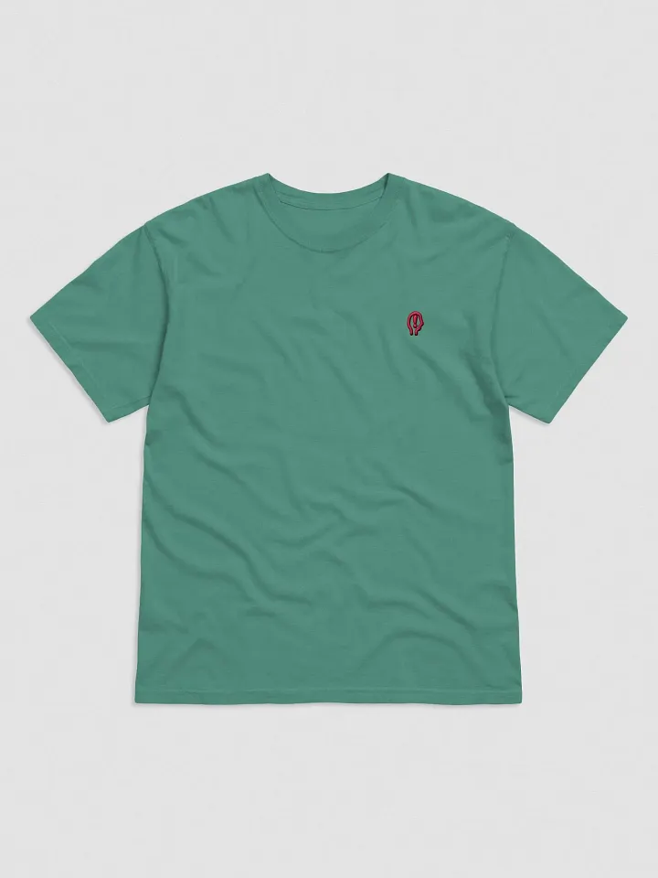 EXCLAIMING MENTALLY (L.C., rose) embroidered garment dyed tee product image (33)