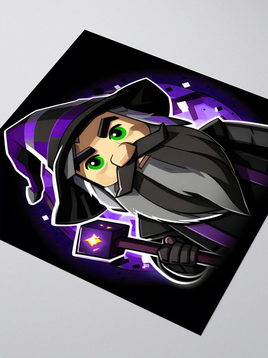 Harry Thee Wizard Logo Sticker! product image (3)