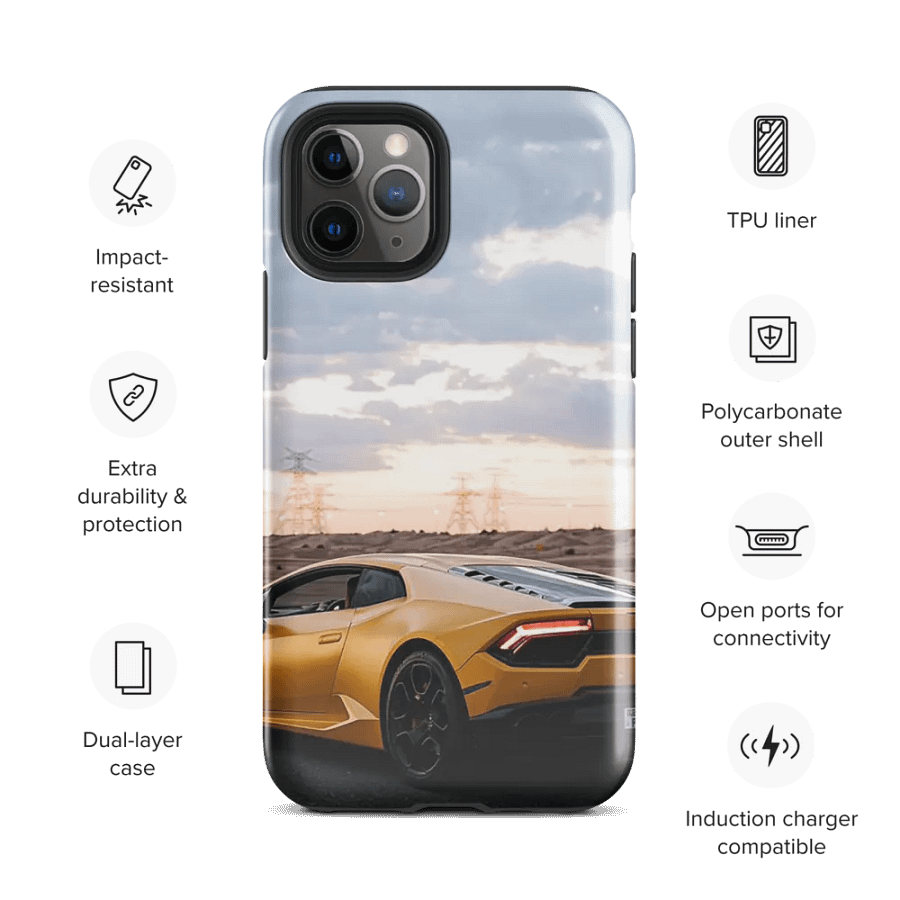 Yellow Sport Car Phone Case: Stylish Protection for Your Device product image (28)