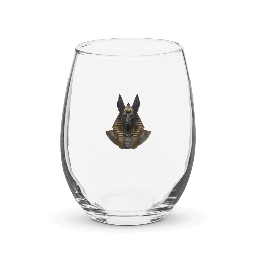 Anubis - The God of the Dead Stemless Water / Wine Glass product image (1)