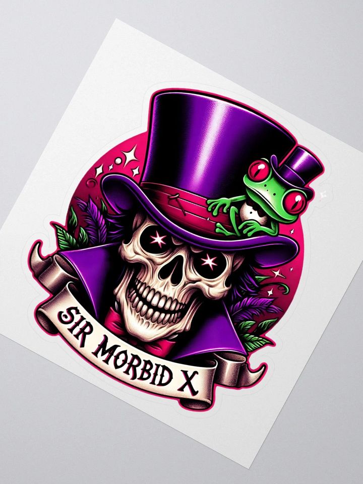 ''Sir Morbid X' Kiss Cut Stickers product image (2)