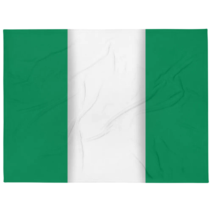 Green White Green Flag Colored Throw Blanket product image (1)