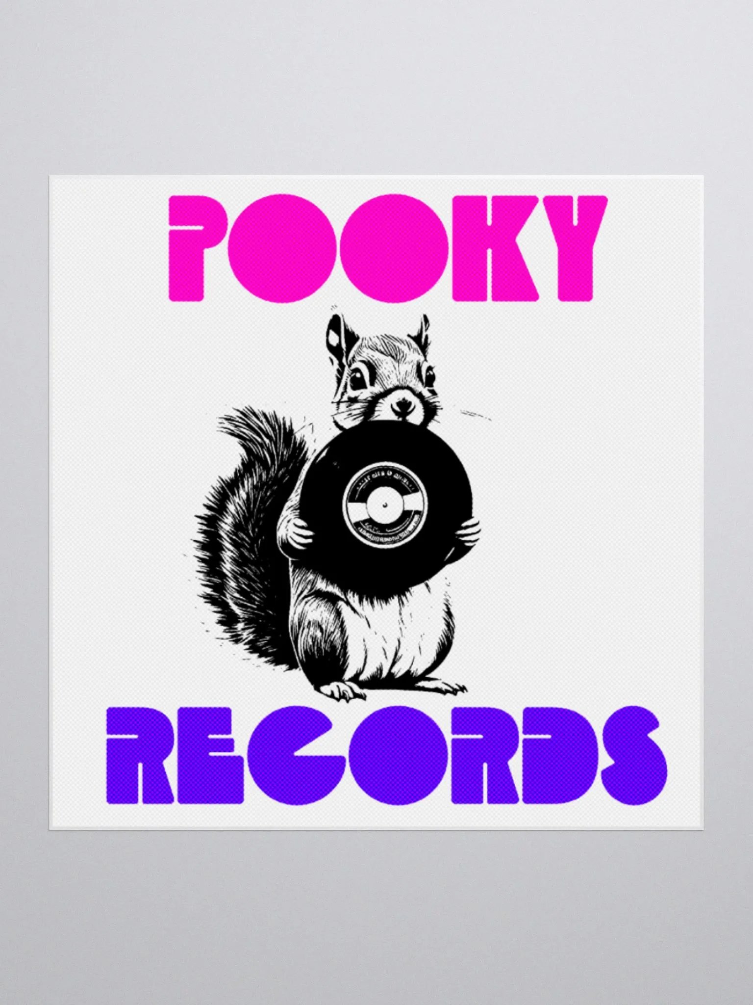 Pooky's Vinyl Squirrel Sticker product image (3)