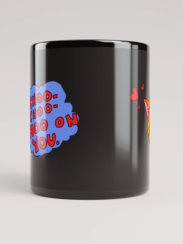 Achoo on You Orange Cat Mug Black product image (2)