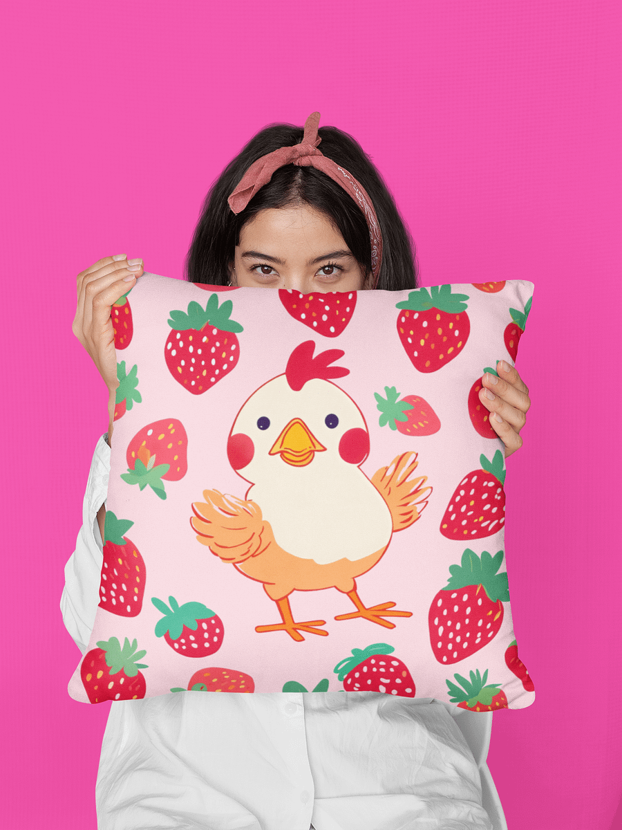 Strawberry Chicken Pillow product image (1)