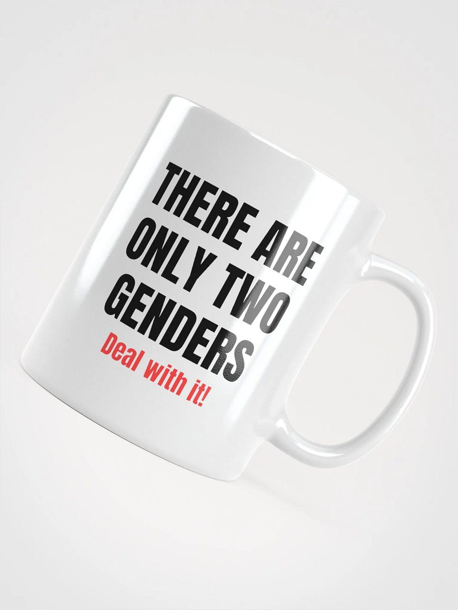 Kaffee Tasse/Becher mit Spruch | There are only two genders - deal with it | Geschenkidee product image (4)