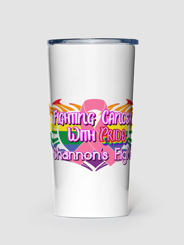 Fighting Cancer w/ Pride - Adult Tumbler product image (1)
