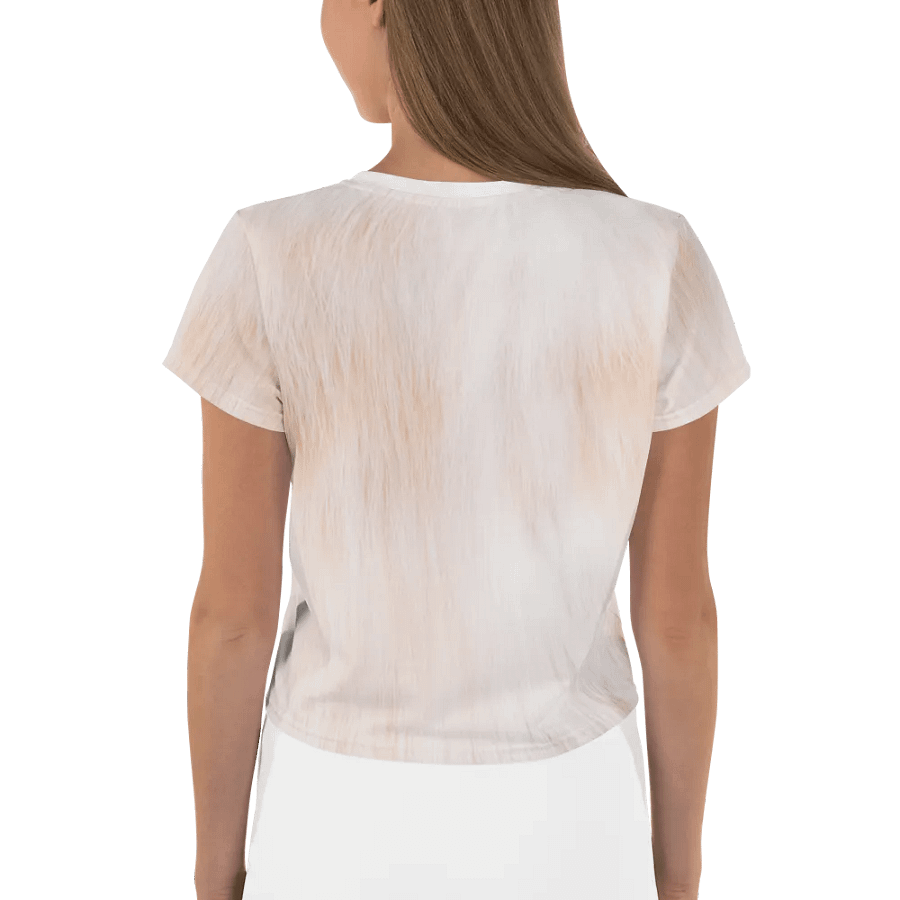 Cream Cat Crop Tee product image (3)