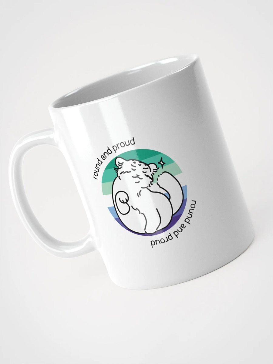Round and Proud Manul Gay MLM Version - White Mug product image (8)