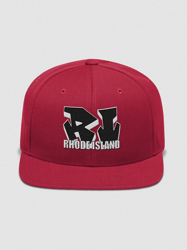 RHODE ISLAND, RI, Graffiti, Yupoong Wool Blend Snapback Hat product image (1)