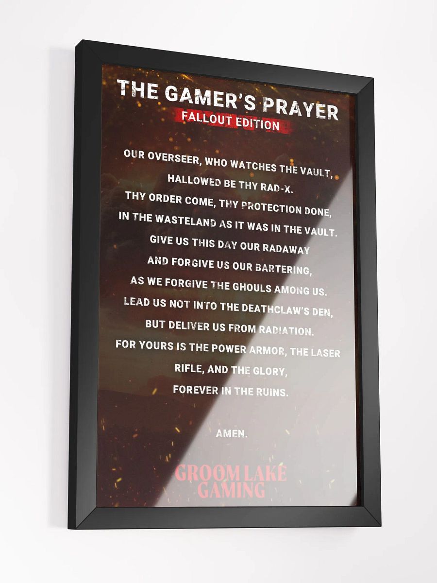 The Gamer's Prayer: Fallout Edition product image (4)