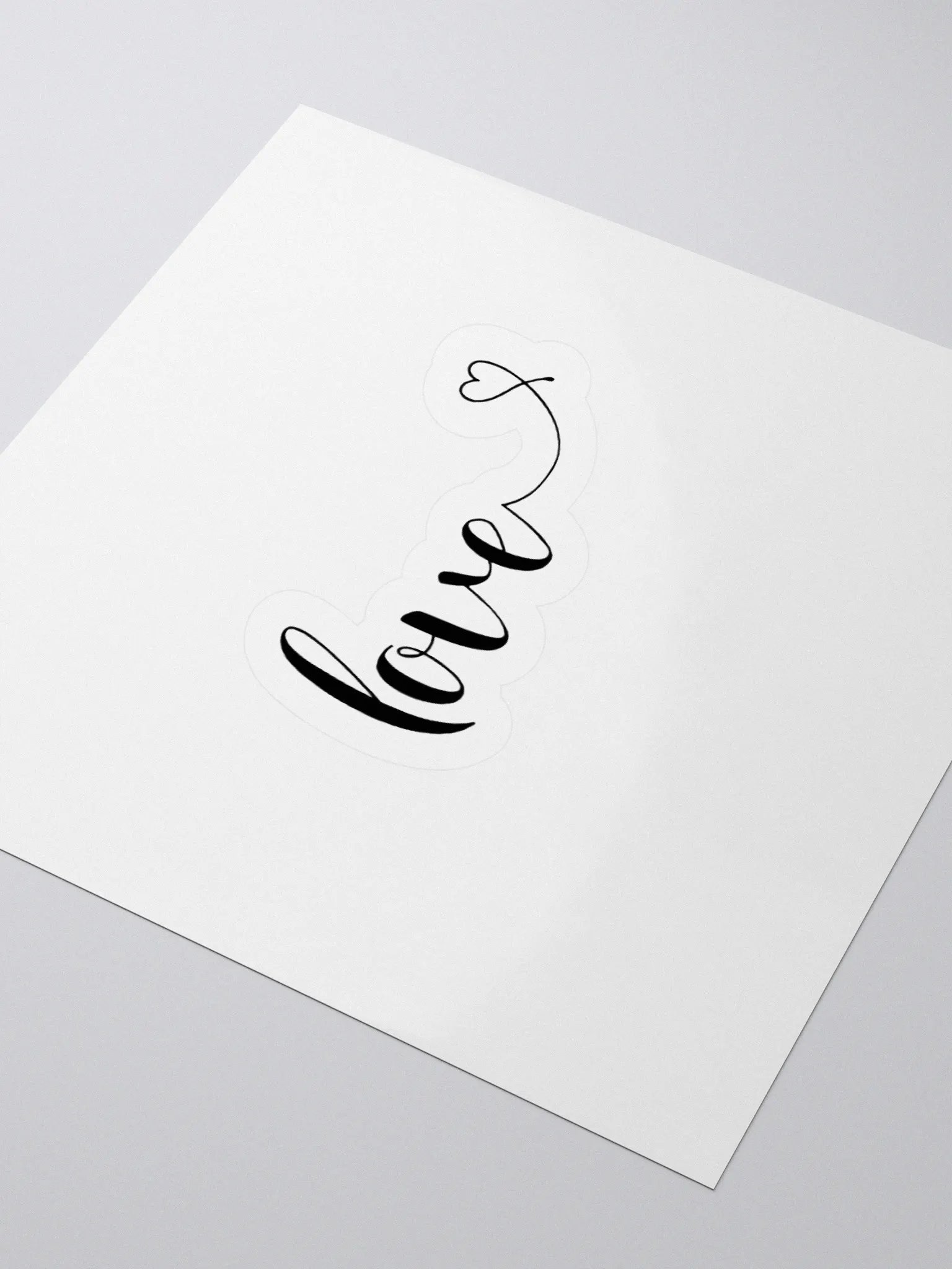 LOVE – Minimalist Sticker ❤️✨ product image (9)