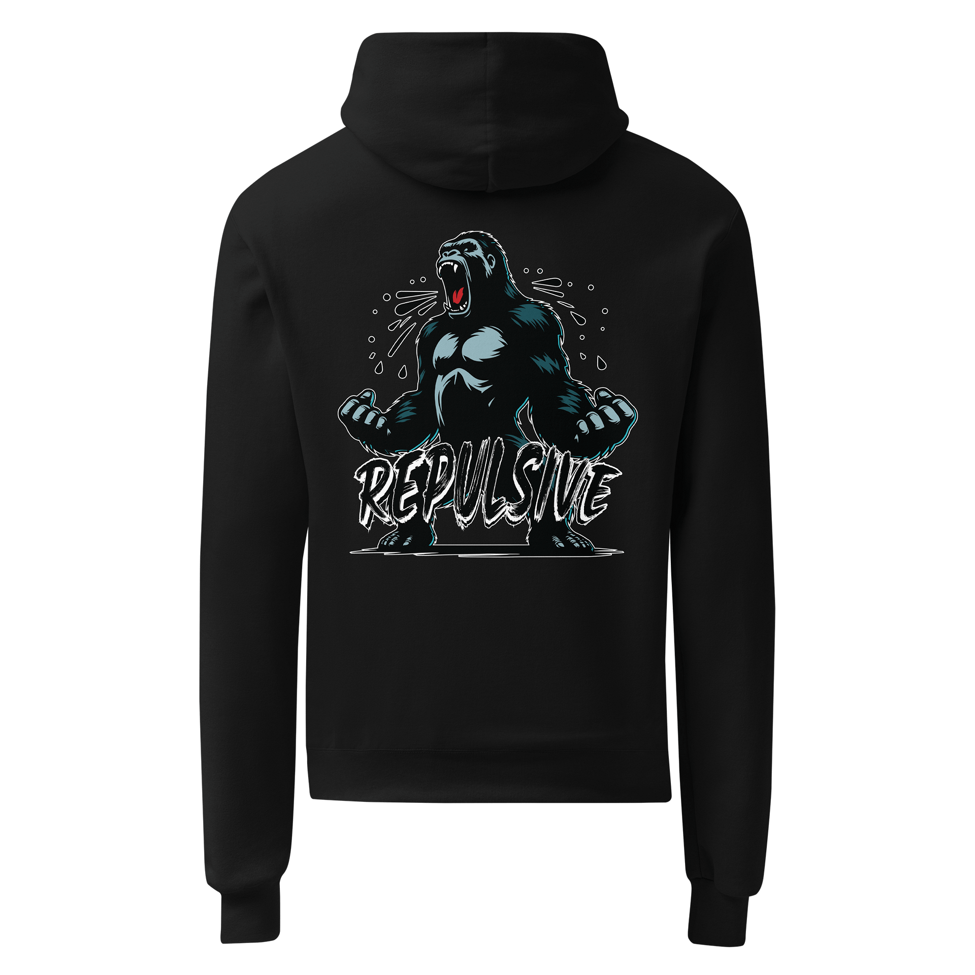 Repulsive “Gorilla Rage” Hoodie - Premium Champion Hoodie product image (1)