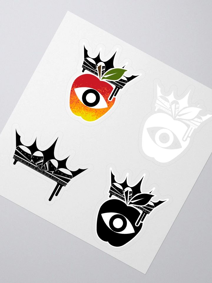 Crowned Apples ✦ Kiss Cut Stickers product image (5)