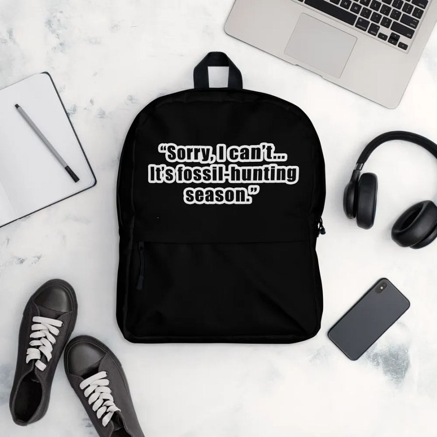 Fossil Hunting Season Backpack! product image (12)