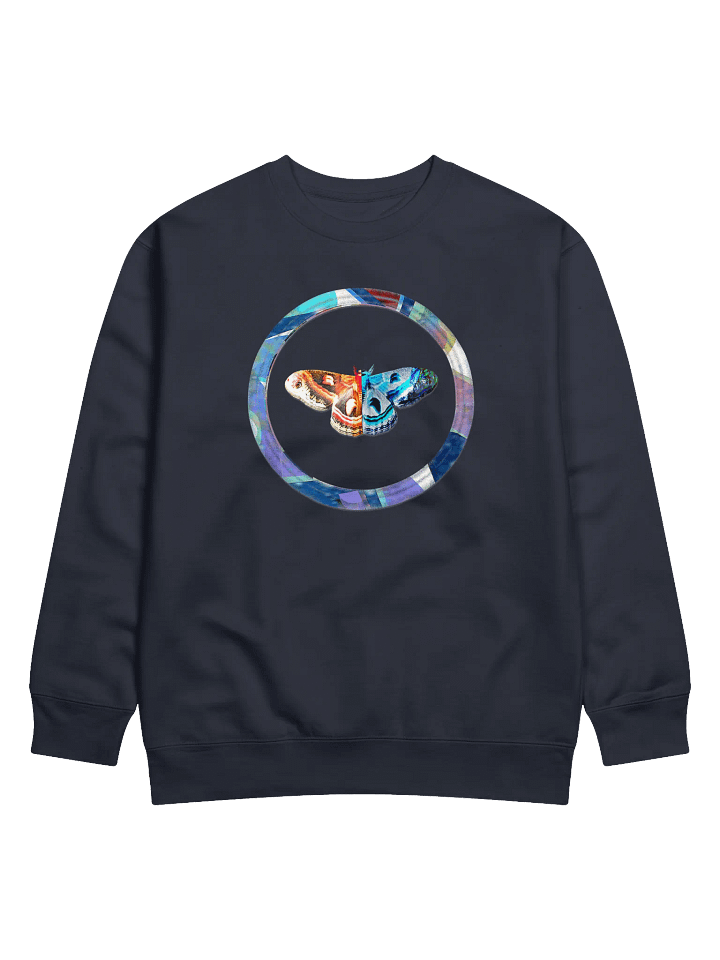 Moth Cotton Heritage Premium Sweatshirt (Front Patch) product image (1)