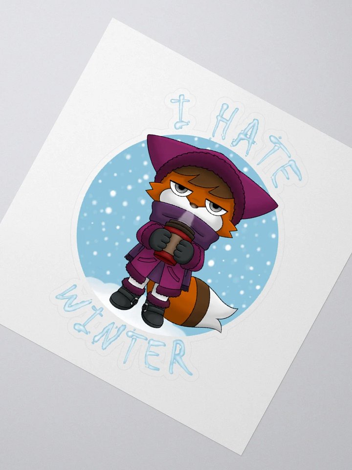 I Hate Winter Sticker product image (5)