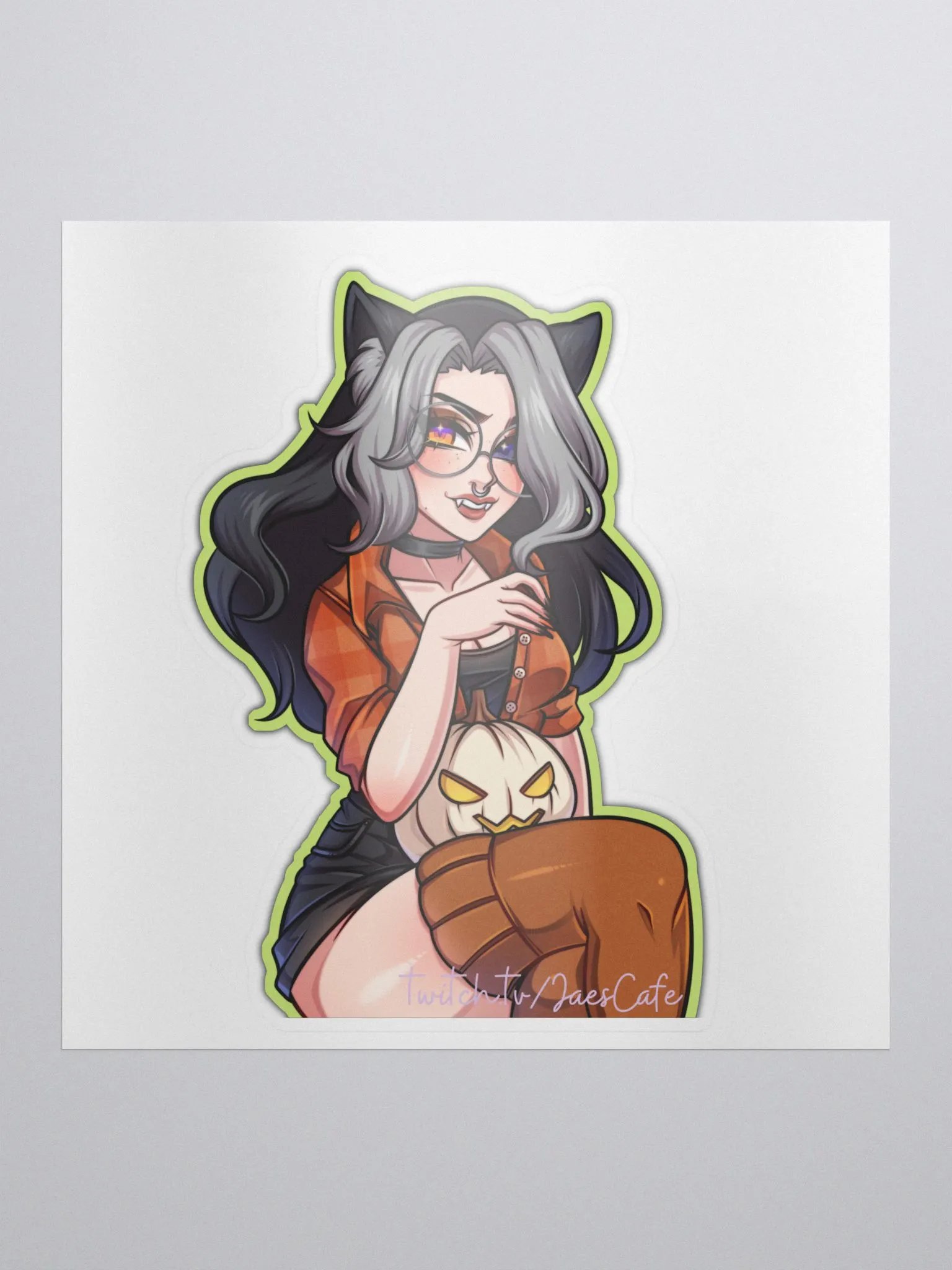 JaesCafe Halloween Babe Sticker w/o Moon product image (1)