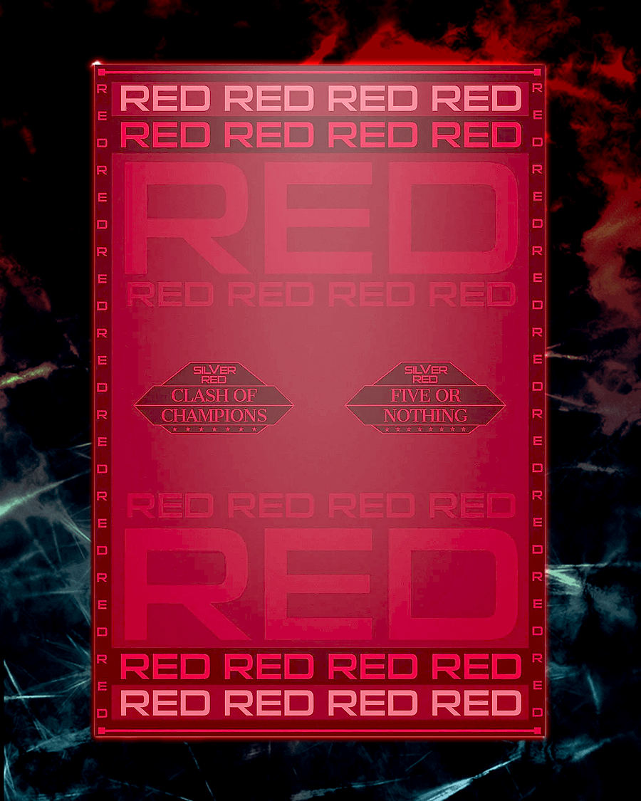 SILVER VS RED - ALL IN RED (poster) product image (1)