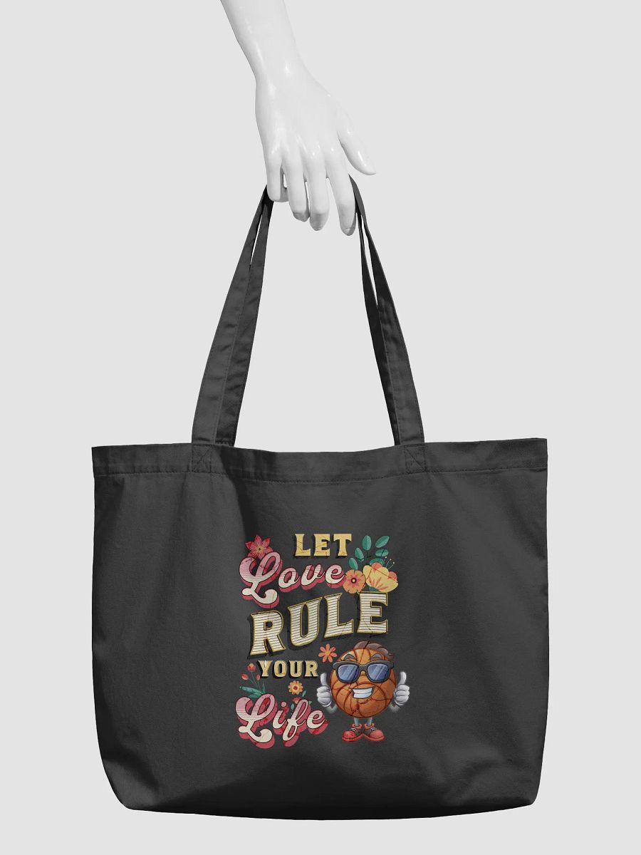 Let Love Rule Your Life Basketball Tote product image (3)