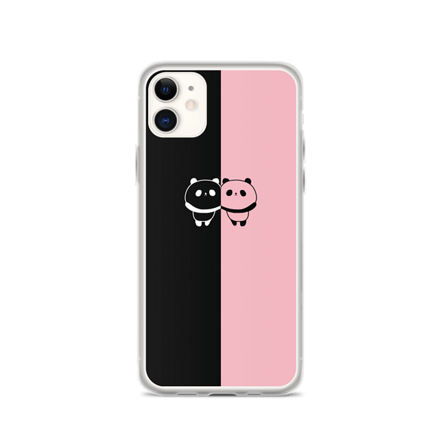 PANDAZ PHONE CASE (Black And Pink) product image (1)