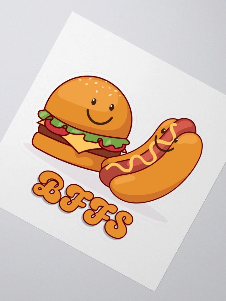 BFFs Burger and Hotdog Sticker product image (2)