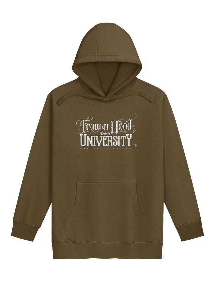 Hood to a University Hoodie (Embroidered) product image (1)