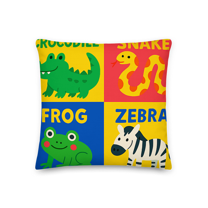 Cartoon Animal All-Over Print Pillow product image (2)