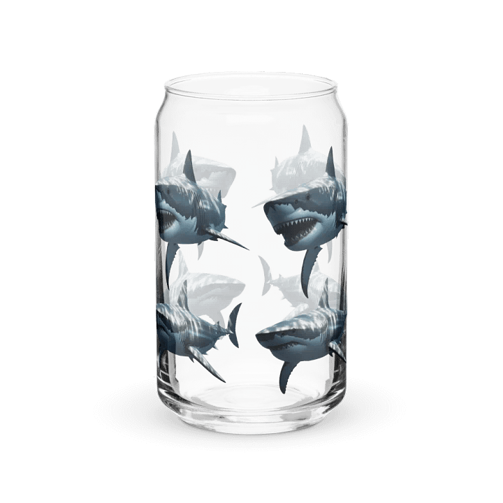 Shark Attack Can-Shaped Glass product image (2)