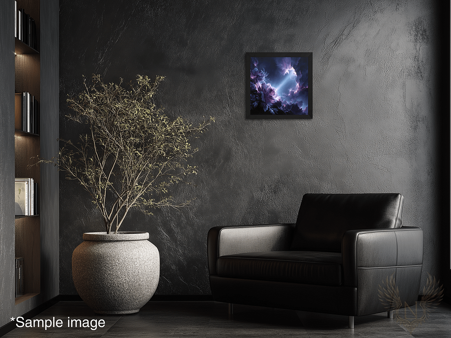 Cosmic Lightbreak: Abstract Night Wall Art product image (3)
