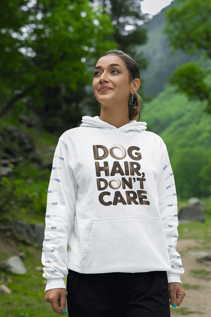 Dog Hair Don't Care Stylish Hoodie product image (1)