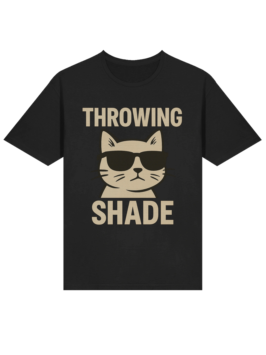 Throwing Shade Cat Meme T-Shirt – Funny Sunglasses Graphic Tee product image (24)