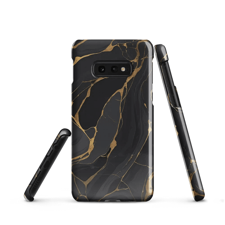 Snap Case for Samsung – Ebon Gold Waves product image (1)