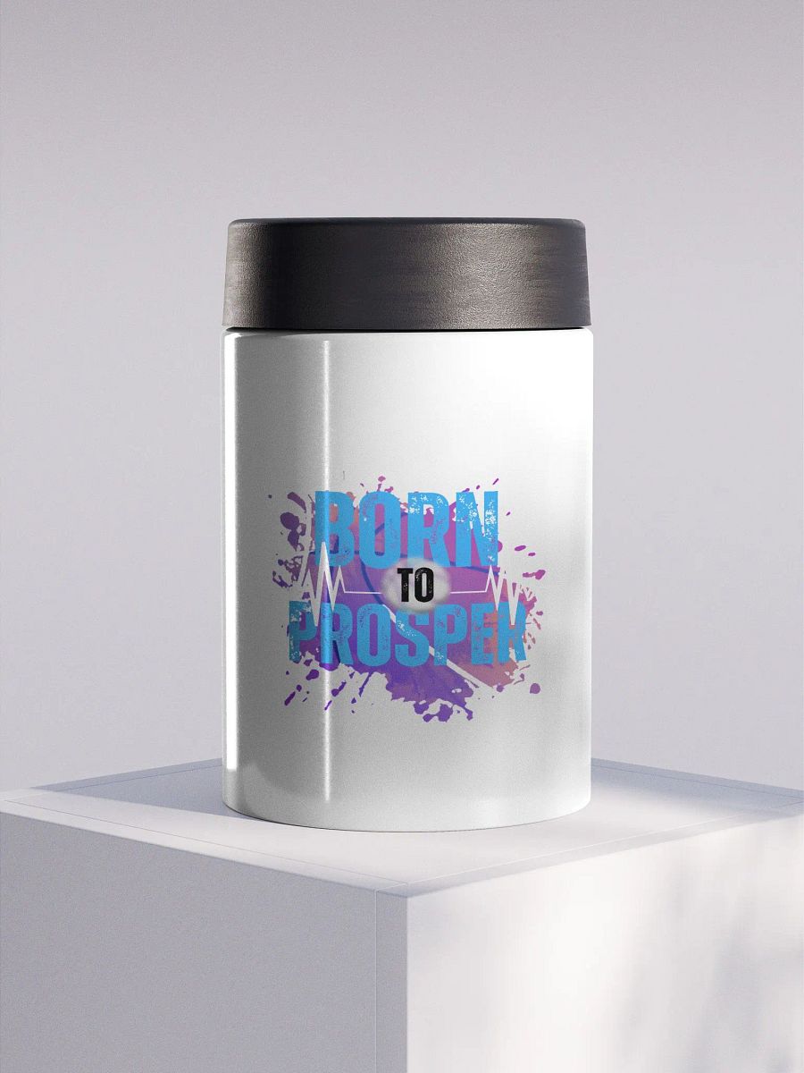Create Greatness + Born to Prosper Splash His Silhouette Stainless Steel Koozie product image (1)