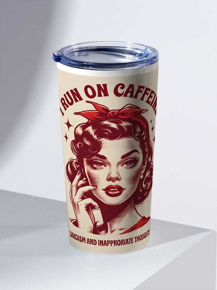 Retro Caffeine Lover Tumbler product image (2)