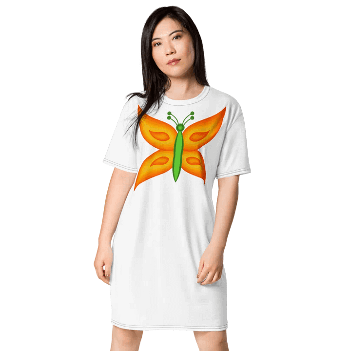 Alien Butterfly T-Shirt Dress product image (1)