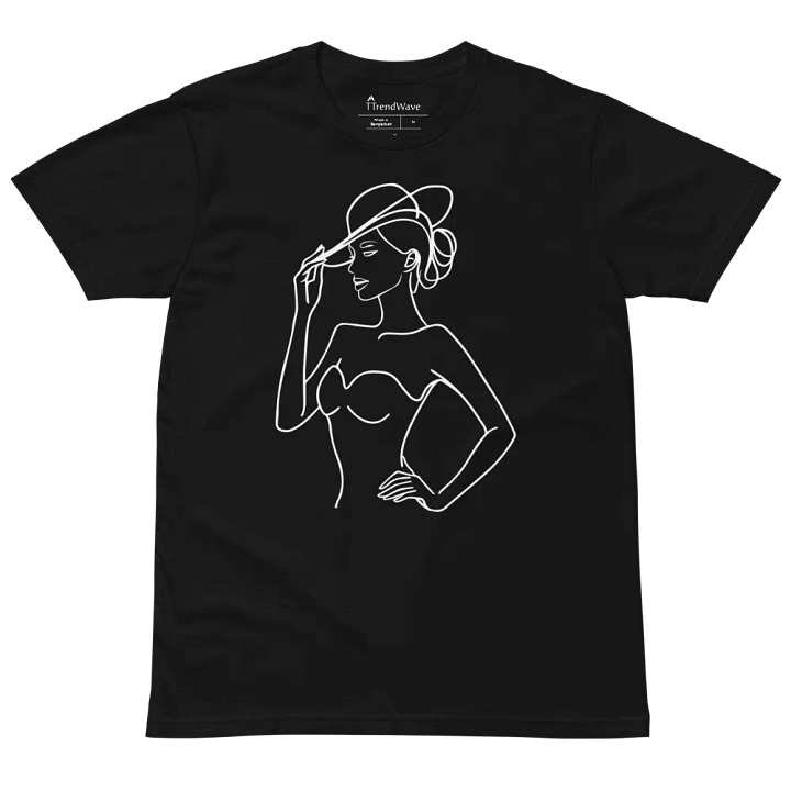 Elegance in Line AS Colour Unisex Premium T-Shirt dark version product image (2)