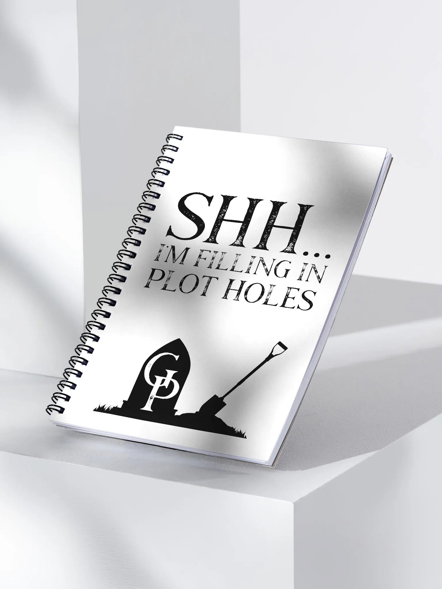 SHH - Plot Holes Spiral Notebook product image (3)