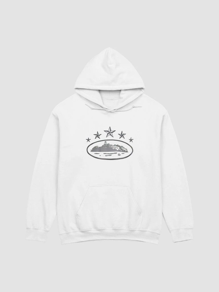 Corteiz 5 Starz Alcatraz Hoodie White product image (1)