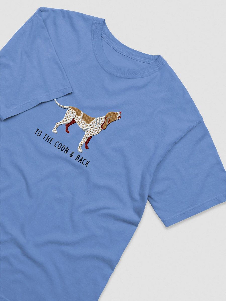 To the Coon and Back T-Shirt(Embroidered) of a Redtick Coonhound product image (5)