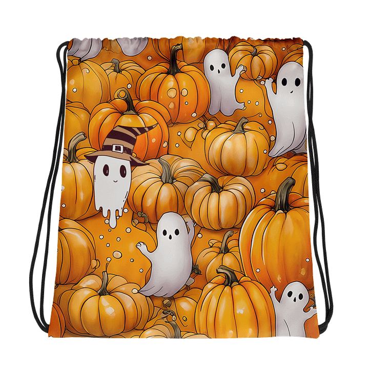 Dare to Be Different Ghost Whimsical Halloween Spirit Drawstring Bag product image (1)