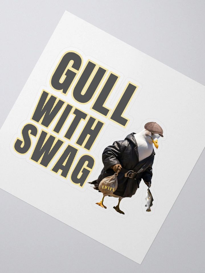Gull with Swag Kiss Cut Sticker product image (5)