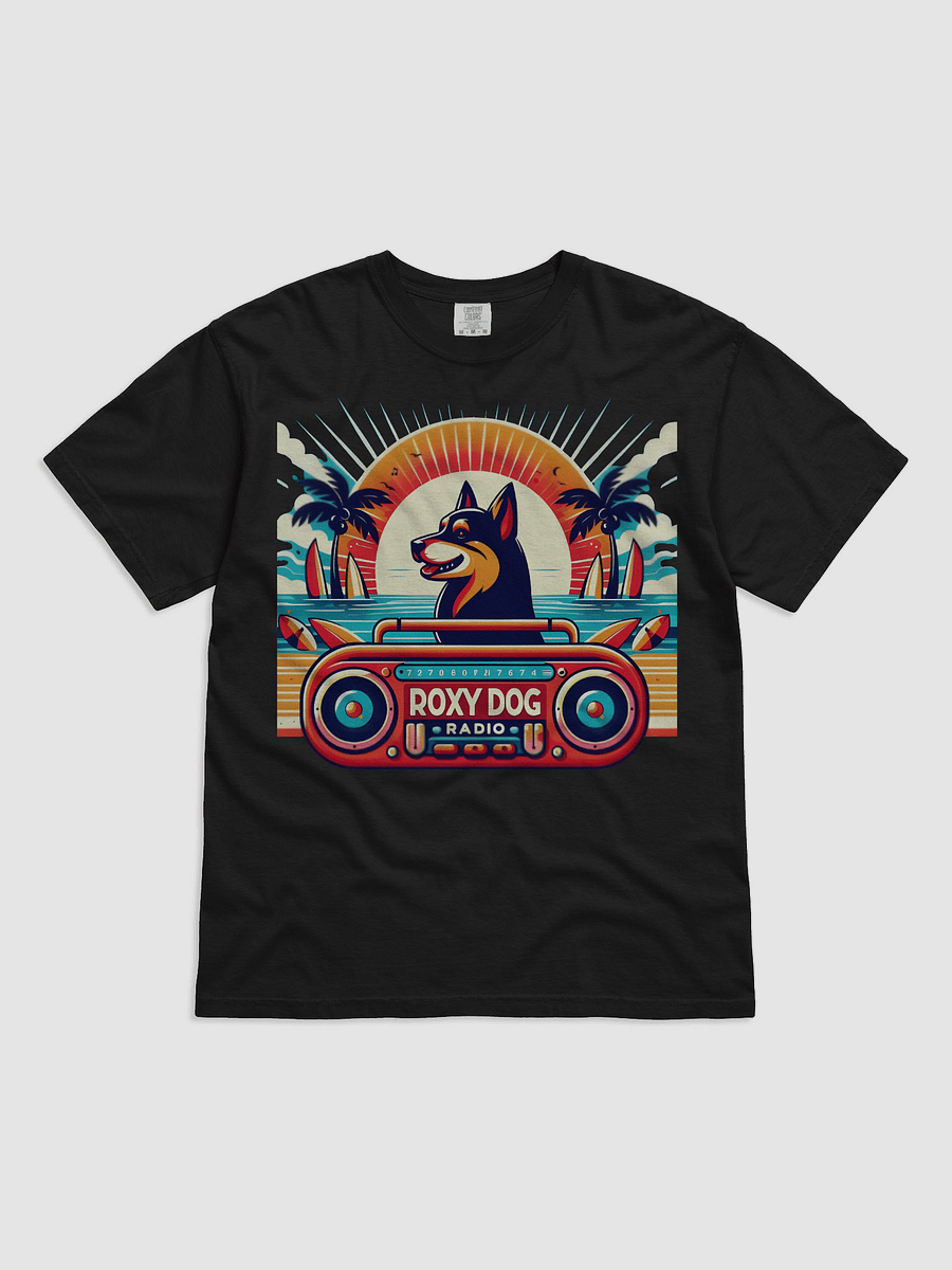 Roxy Dog Radio Boombox Beach T-Shirt product image (1)