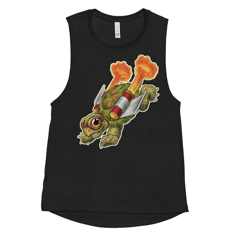 Jetpack Tortoise - SFA Women's Muscle Tank product image (11)