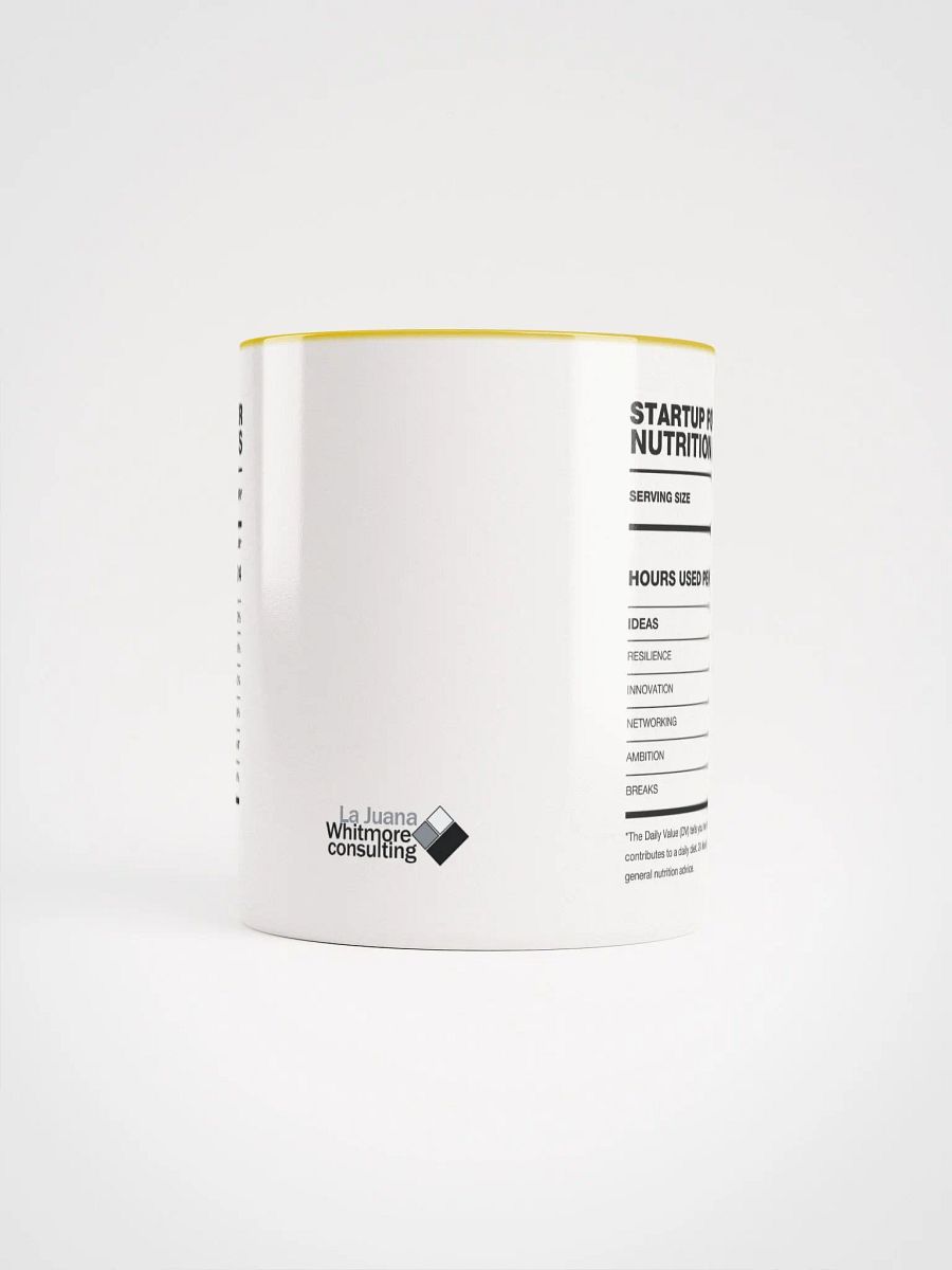 STARTUP FOUNDER Nutrition Facts Ceramic Mug product image (5)