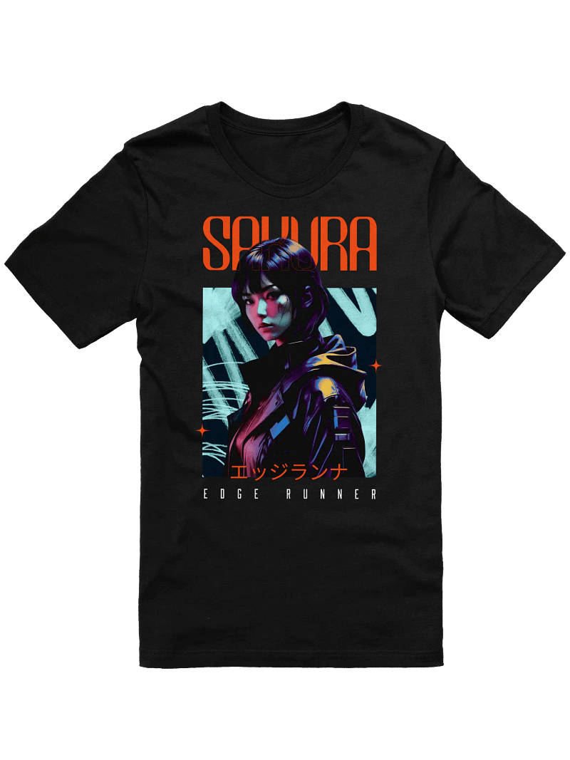 Sakura - Edge runner Anime Graphic Tee