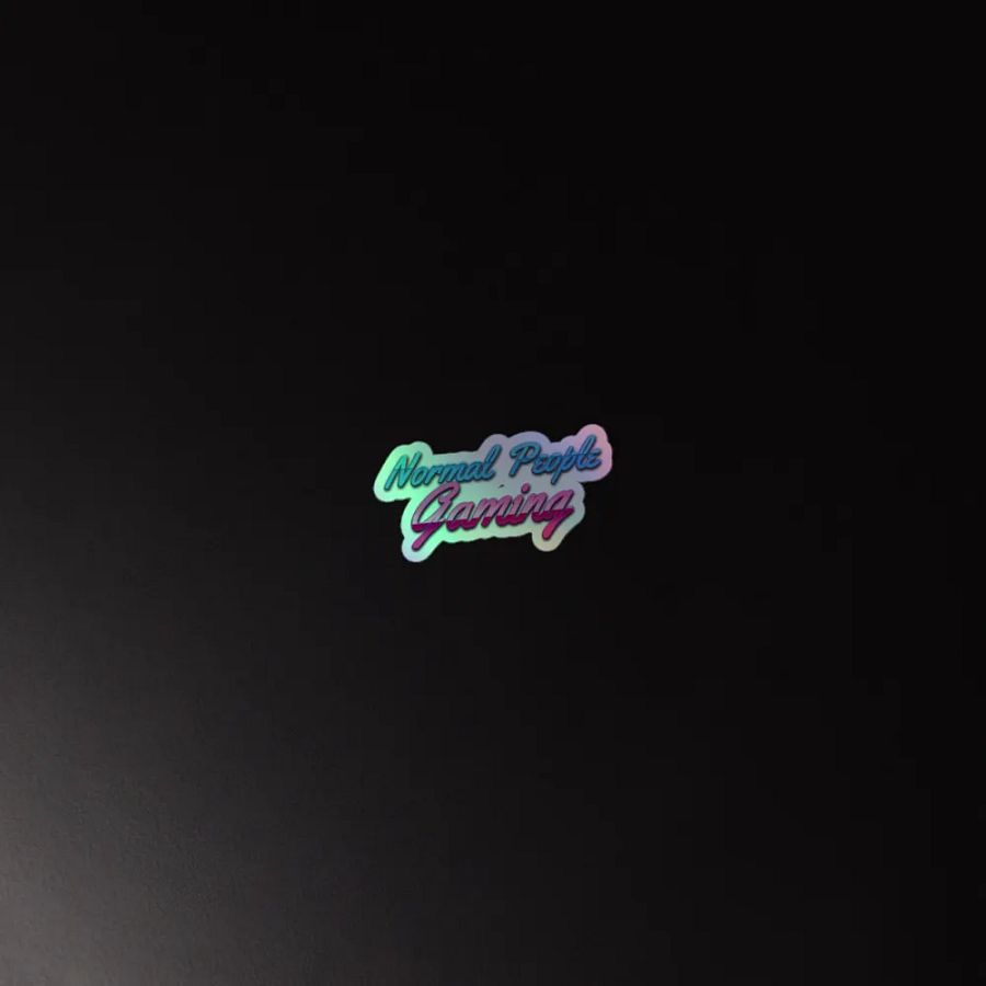 Normal People Gaming Holographic Sticker product image (2)